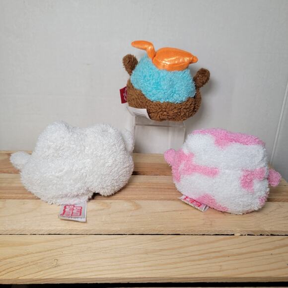 Set of 3 Bum Bumz Bean Bag Mini Plush - Picture 2 of 7